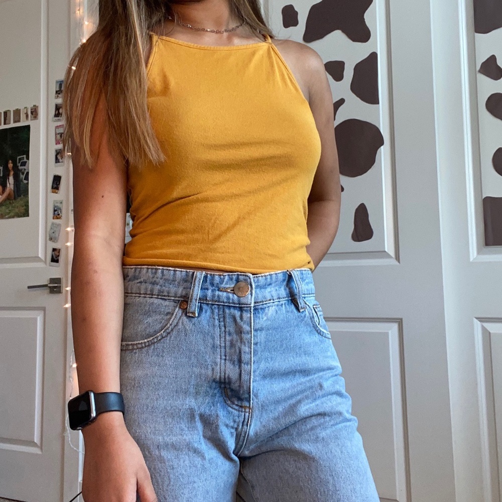 Yellow Halter top
